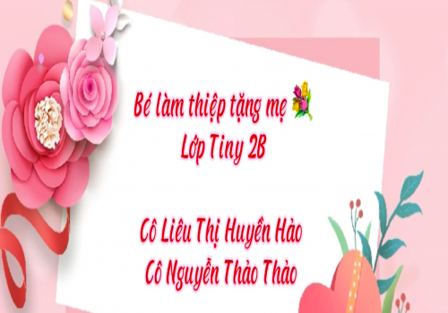 CHÀO MỪNG NGÀY PHỤ NỮ VIỆT NAM 20/10 (TINY 2B)