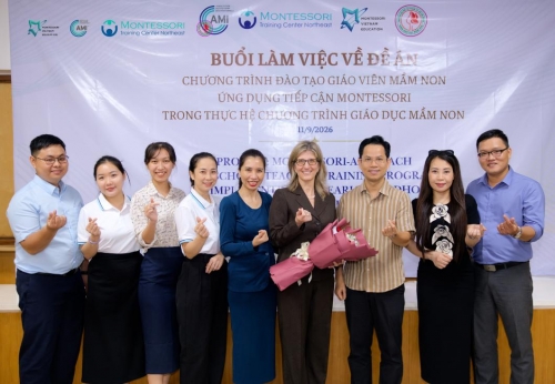 PROJECT WORKING SESSION: TEACHER TRAINING PROGRAM FOR EARLY CHILDHOOD EDUCATORS APPLYING THE MONTESSORI APPROACH IN IMPLEMENTING THE EARLY CHILDHOOD EDUCATION PROGRAM