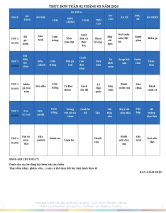 WEEKLY MENU 5.2 - 2026