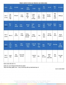 WEEKLY MENU 4.4 - 2026