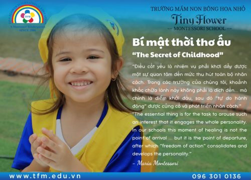 “Bí mật thời thơ ấu” – Hành trình Montessori khám phá tiềm năng của trẻ