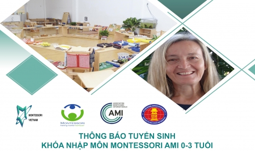 Khóa nhập môn Montessori 0-3 của AMI lần đầu tiên tại Thành phố Hồ Chí Minh