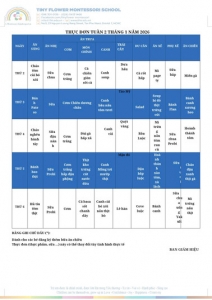 THỰC ĐƠN TUẦN 2.1 - 2026