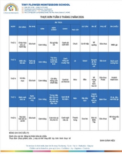 THỰC ĐƠN 3.2 -  2026