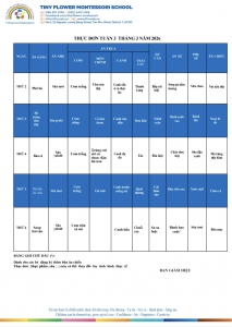 WEEKLY MENU 3.3 - 2026