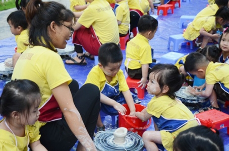 Pottery making activity