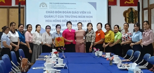 Chào Đón Đoàn Giáo Viên Và Quản Lý Trường Mầm Non Hoa Hồng Đến Tham Quan Và Học Tập