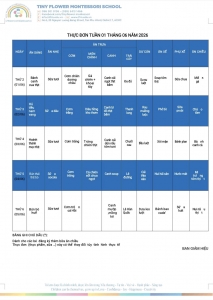 Weekly Menu 6.1 - 2026