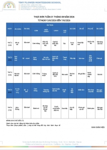 Weekly menu 1.8 - 2026